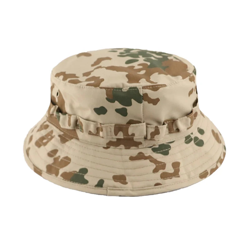 Men & Women Top Camo Summer Casual Tactical Boonie Hats Camouflage. Travel Bucket Hat Hunting Fishing Adjustable Jungle Bush Cap