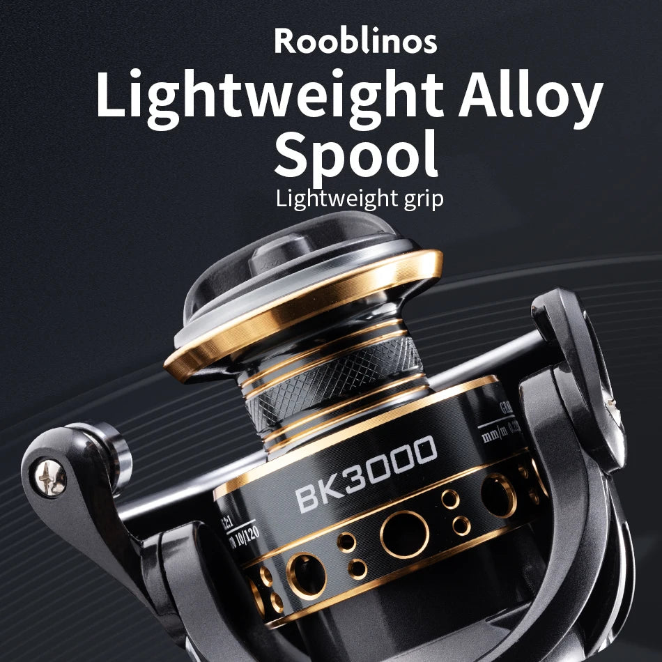 Fishing Reel Alloy Spool Anti-Reverse Lightweight for Saltwater/Freshwater
