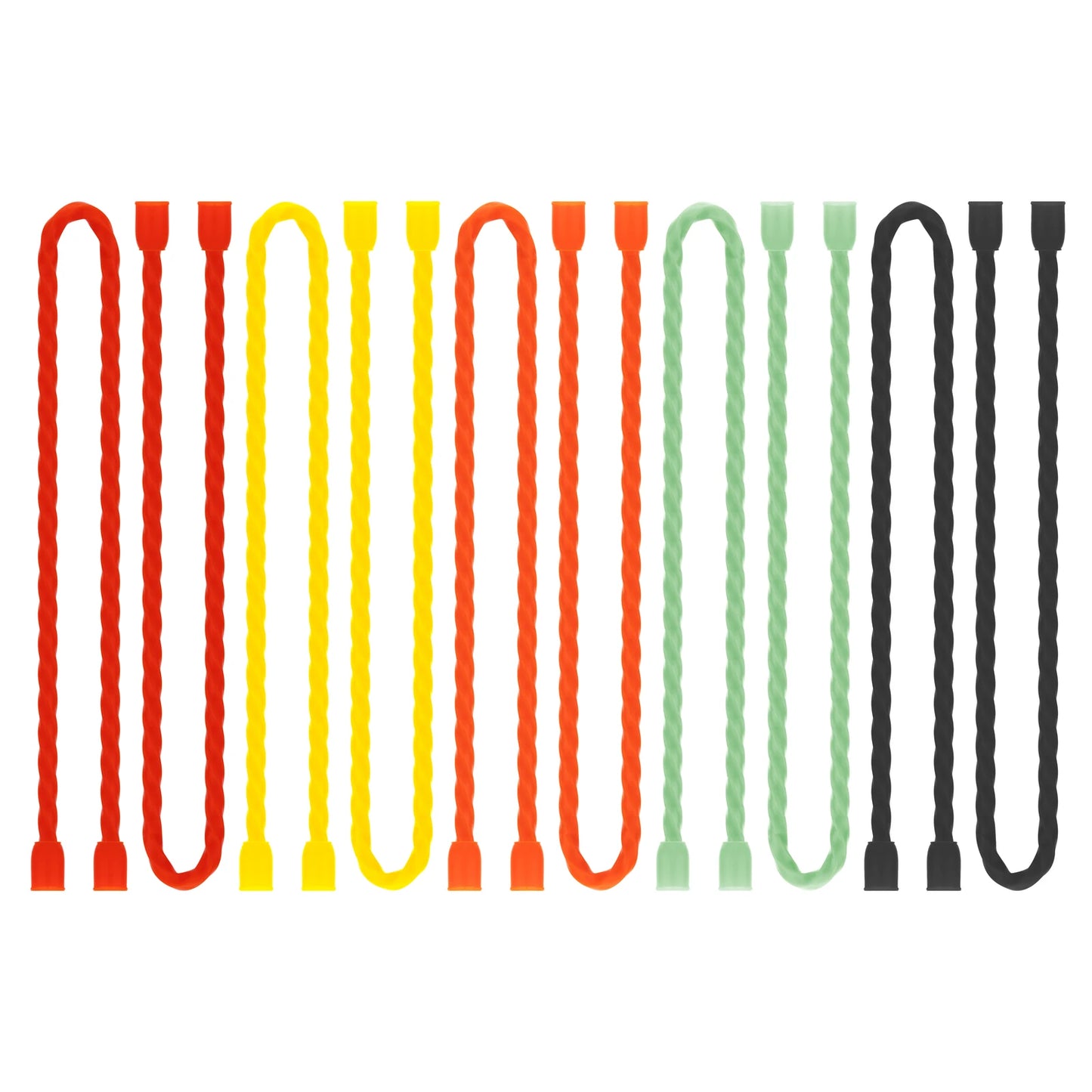 Silicone Cable Ties, Bendable Reusable Rubber Twist Ties Flexible ties