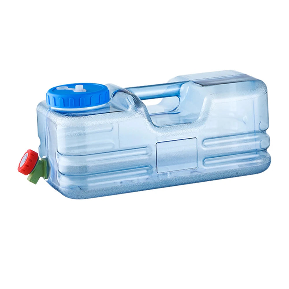 Outdoor Water Bucket With Spigot, Leakproof Camping Water Tank Water Container With Detachable Faucet