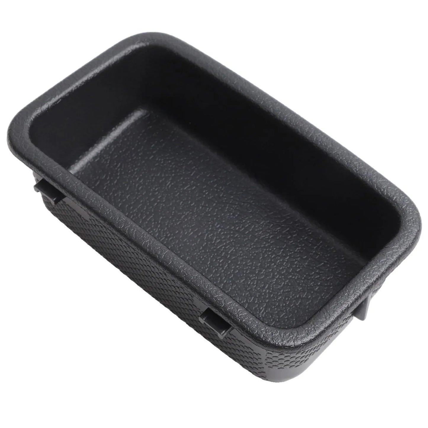 Black Car Storage Box , Center Console Armrest Flocking Organized Storage Box