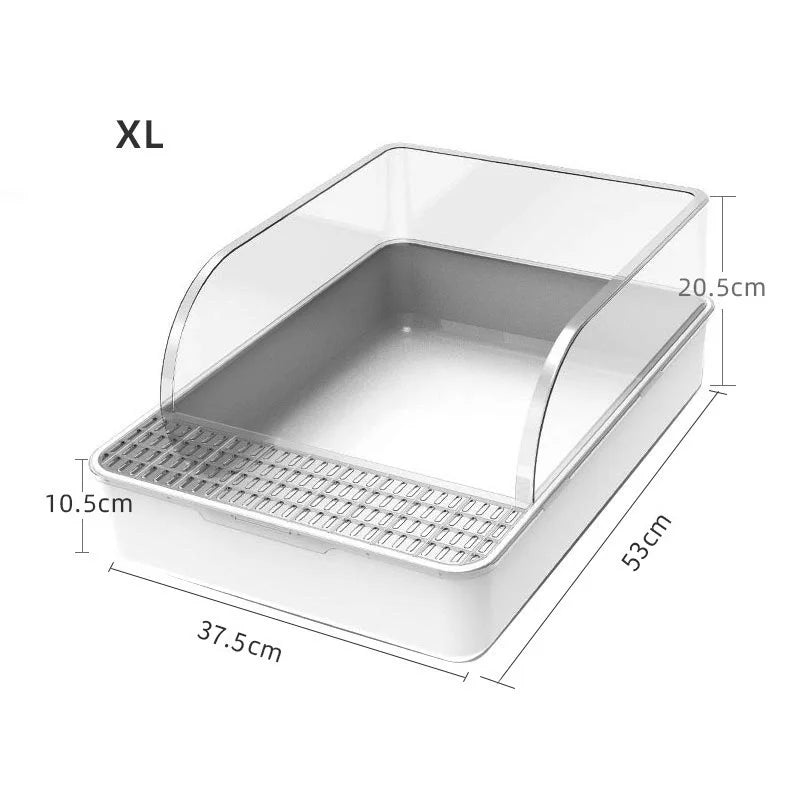 Large Large Closed Anti-splash Plastic Sand Box Cover Toilet Cleaning Bath Drawer Basin Tent Supplies