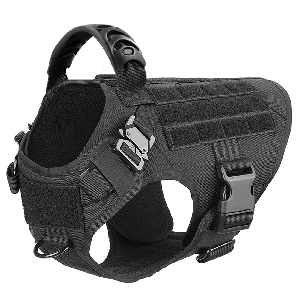Large Dog Harness And Leash Set, Training Walking Vest Dog Harness And Collar For Medium Large Dogs