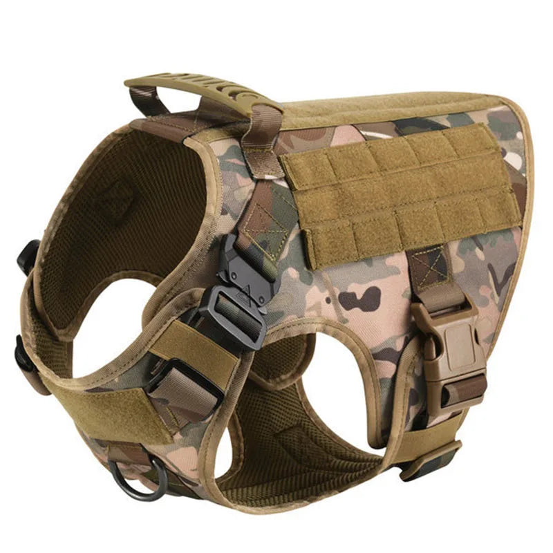 Large Dog Harness And Leash Set, Training Walking Vest Dog Harness And Collar For Medium Large Dogs