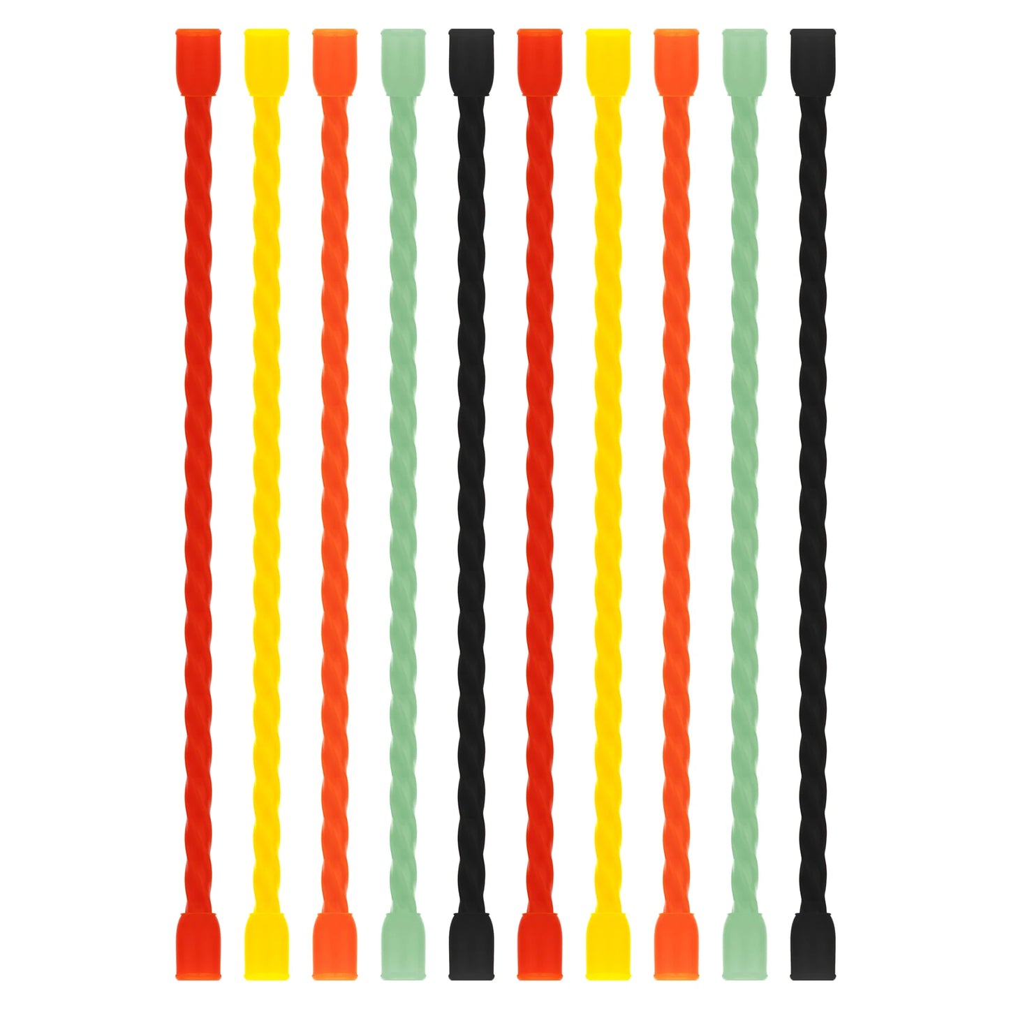 Silicone Cable Ties, Bendable Reusable Rubber Twist Ties Flexible ties