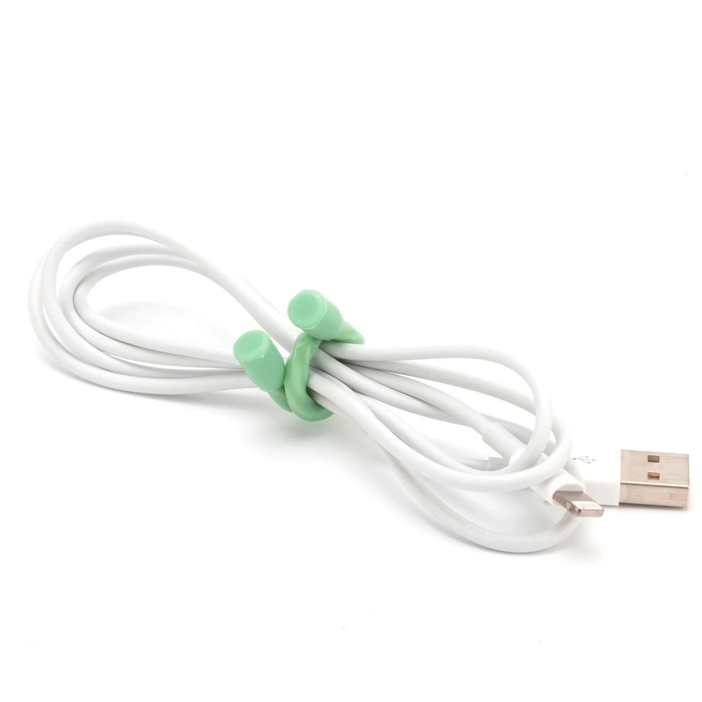 Silicone Cable Ties, Bendable Reusable Rubber Twist Ties Flexible ties