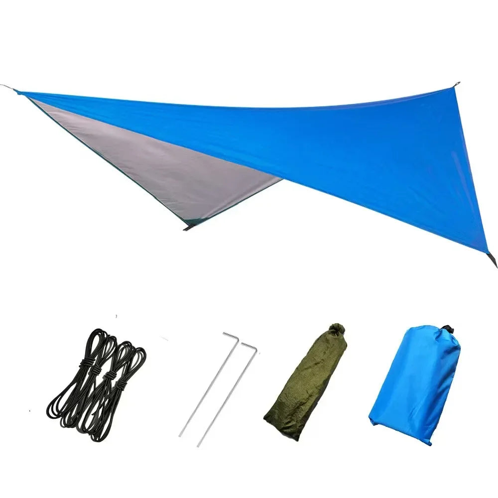 Outdoor Waterproof Tarp Camouflage Outdoor Rain Canopy Portable Shade Uv Survival Mat for Picnic BBQ Camping Outdoor