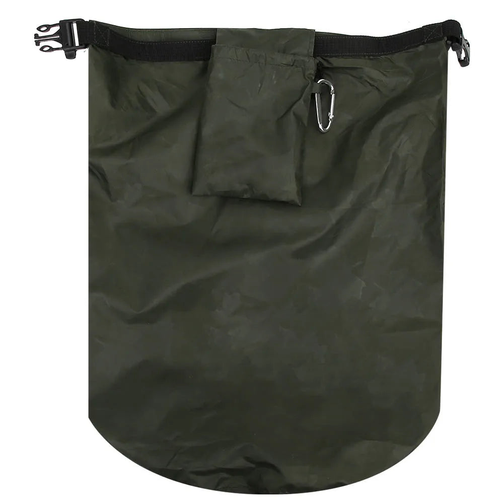 Waterproof Dry Bag PVC Outdoor Foldable Waterproof Barrel Dry Bag Storage Carrying Bags Camping Hiking Beach Outdoor Barrel Bag