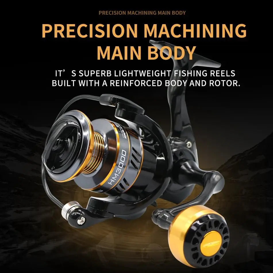 Spinning Reel for Saltwater, Lightweight Drag for All Fishing Conditions