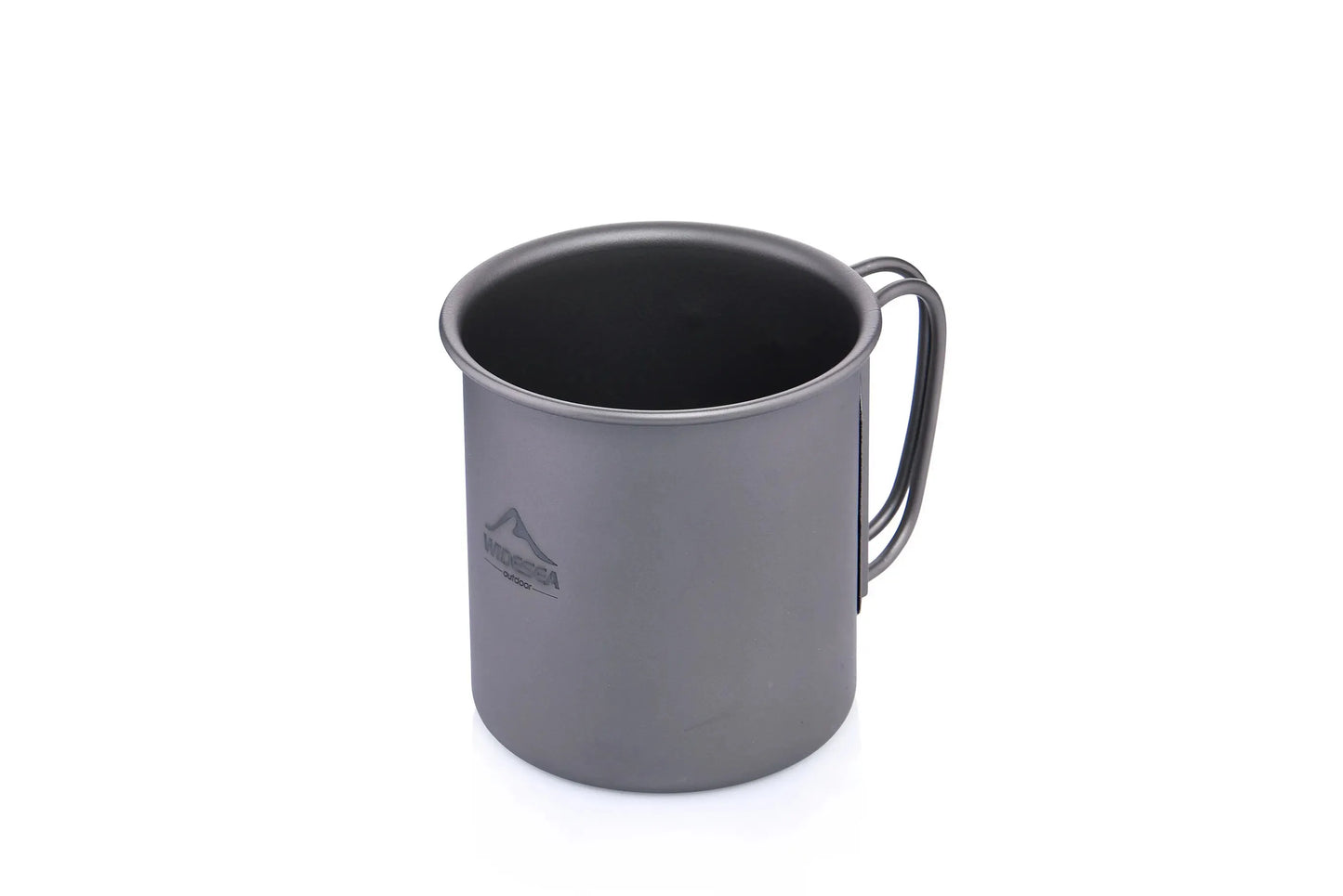 Camping Mug. Titanium Cup. Tableware Picnic Utensils Outdoor Kitchen Equipment Travel Cooking Set Cookware Hiking