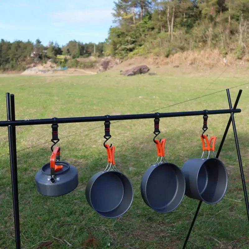 Portable Camping Cookware Set, Outdoor Pot Tableware Kit, Cooking Water Kettle Pan ,Travel Cutlery Utensils, Hiking Picnic Equipment