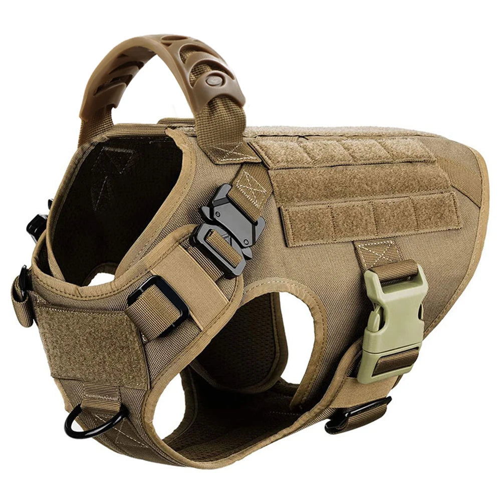 Large Dog Harness And Leash Set, Training Walking Vest Dog Harness And Collar For Medium Large Dogs