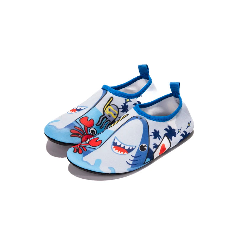 Kids Water Sport Beach Swimming Socks Girl Thin Multi Prints Anti Slip Fitness Yoga Dance Swim Surf Diving Underwater Shoes