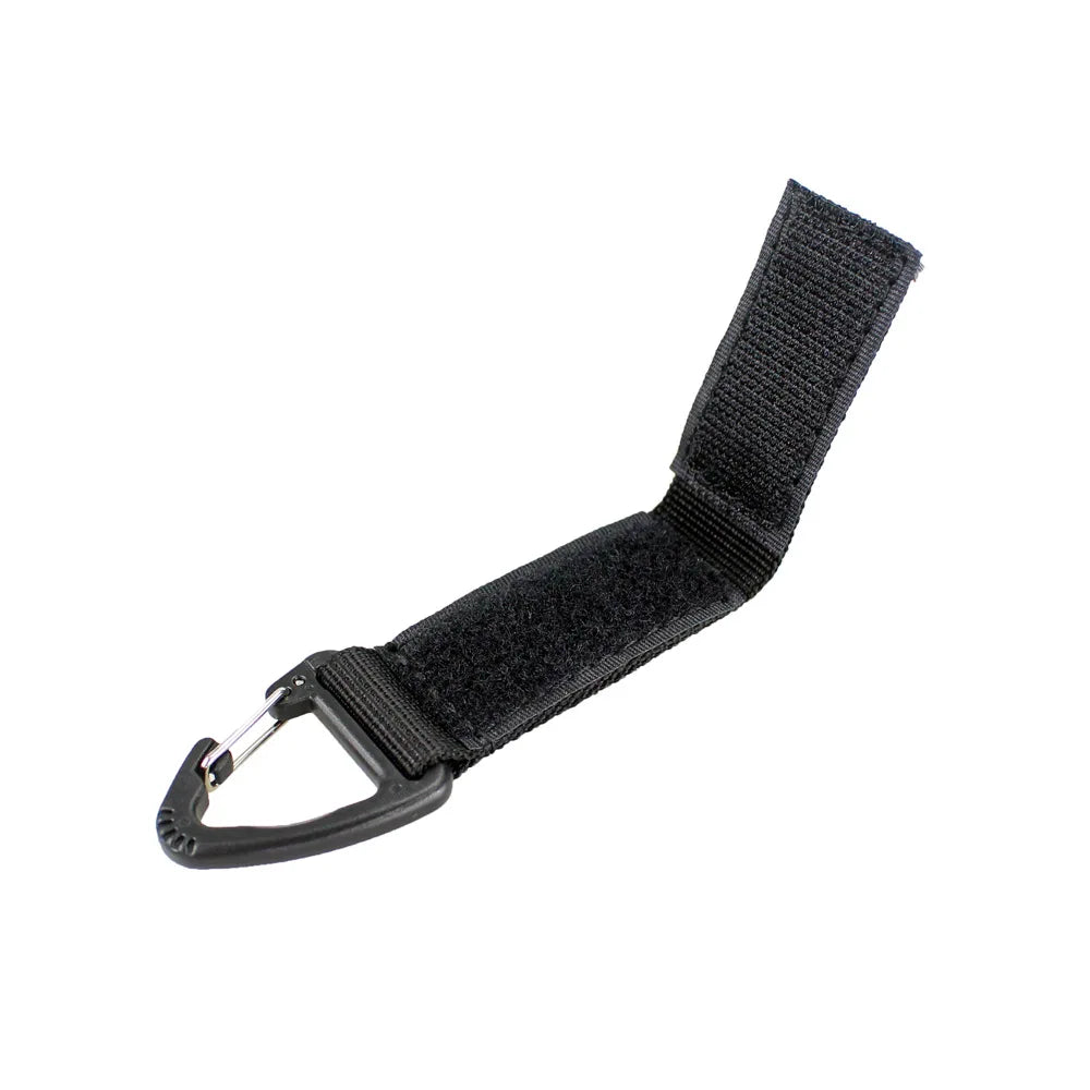 Outdoor Camping Hiking MultiTool Molle Webbing Clip Keychain Clasp Hook Carabiner Fastener Hook Buckle