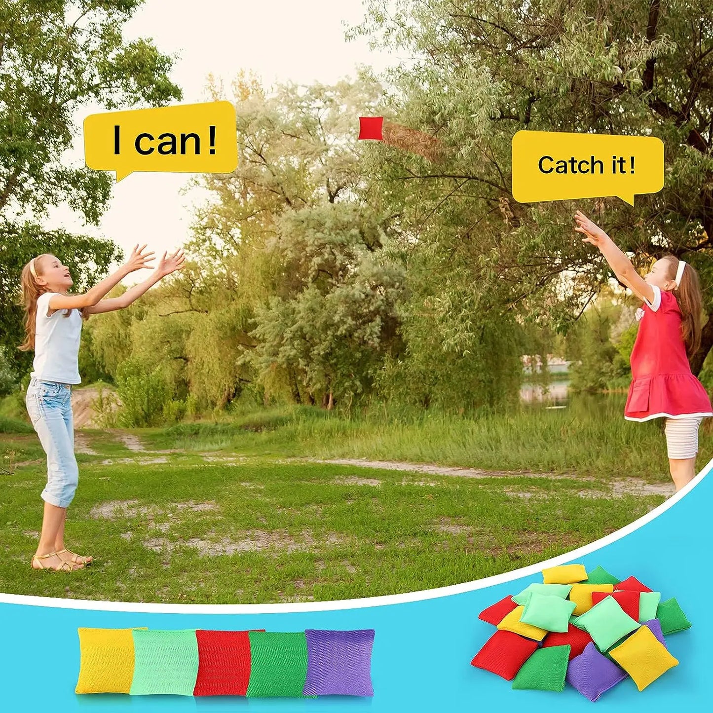 10pcs sand bag square. Portable bag sandbag toy children playground children's handmade soft sandbag canvas throwing game