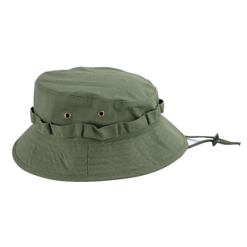 Men & Women Top Camo Summer Casual Tactical Boonie Hats Camouflage. Travel Bucket Hat Hunting Fishing Adjustable Jungle Bush Cap