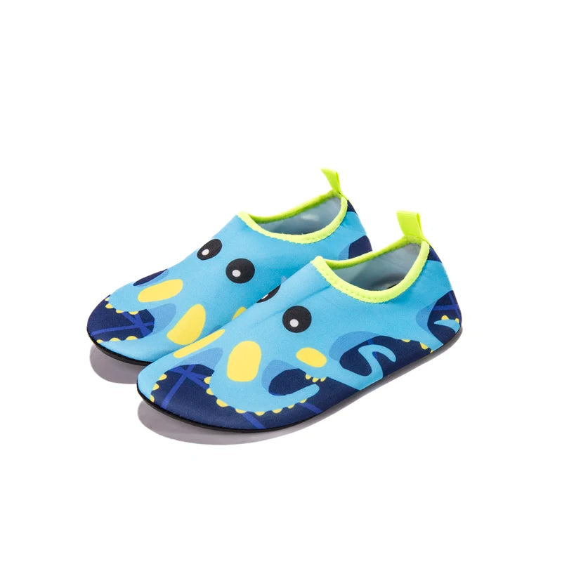 Kids Water Sport Beach Swimming Socks Girl Thin Multi Prints Anti Slip Fitness Yoga Dance Swim Surf Diving Underwater Shoes