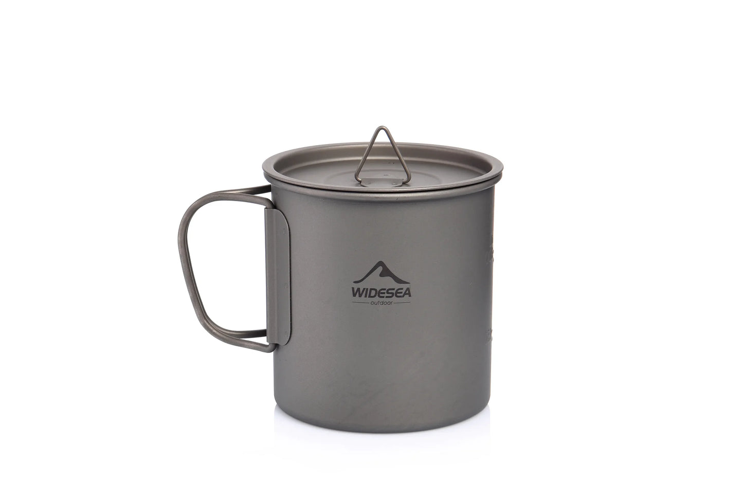 Camping Mug. Titanium Cup. Tableware Picnic Utensils Outdoor Kitchen Equipment Travel Cooking Set Cookware Hiking