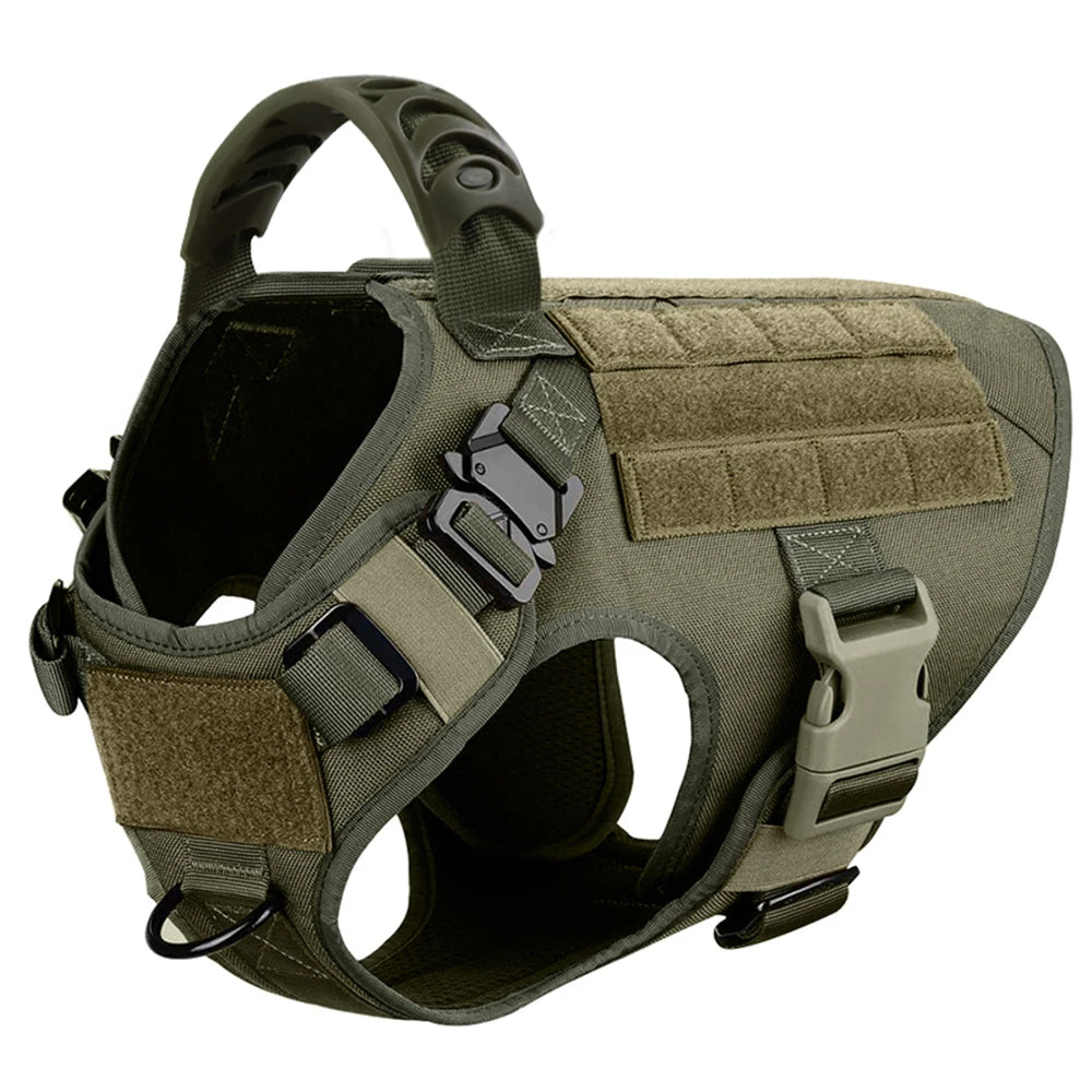 Large Dog Harness And Leash Set, Training Walking Vest Dog Harness And Collar For Medium Large Dogs