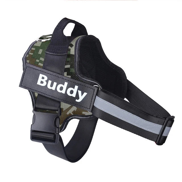 Personalized Dog Harness. NO PULL Reflective Breathable Pet Harness. Vest For Small or Large Dog. Outdoor Walk Training Accessories