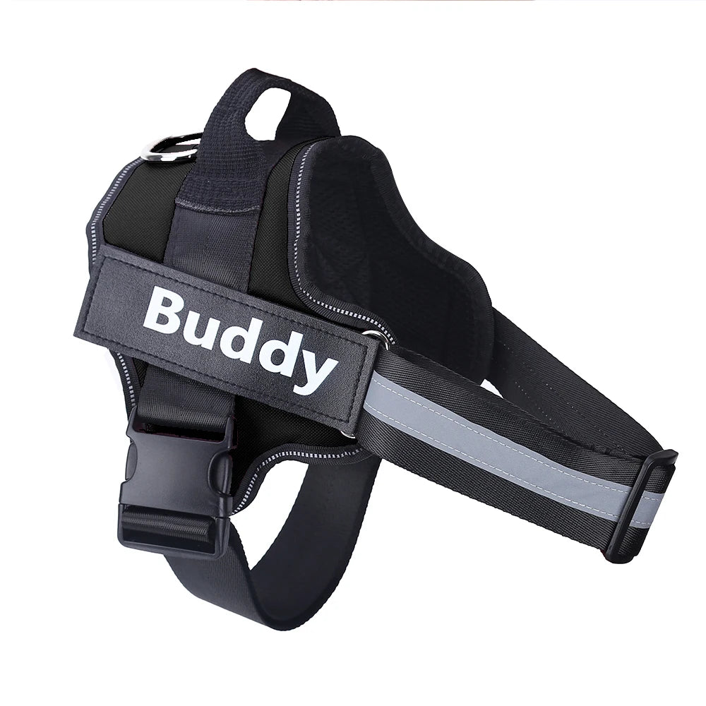 Personalized Dog Harness. NO PULL Reflective Breathable Pet Harness. Vest For Small or Large Dog. Outdoor Walk Training Accessories