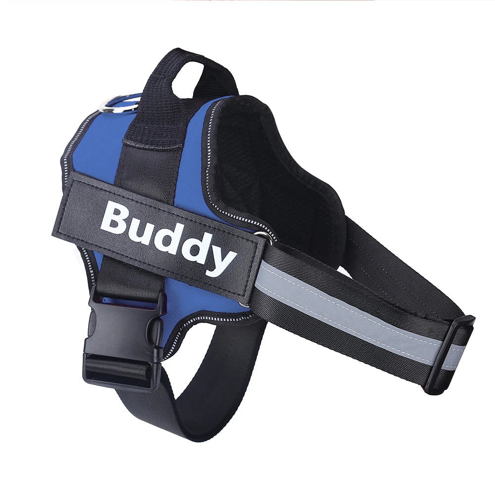 Personalized Dog Harness. NO PULL Reflective Breathable Pet Harness. Vest For Small or Large Dog. Outdoor Walk Training Accessories