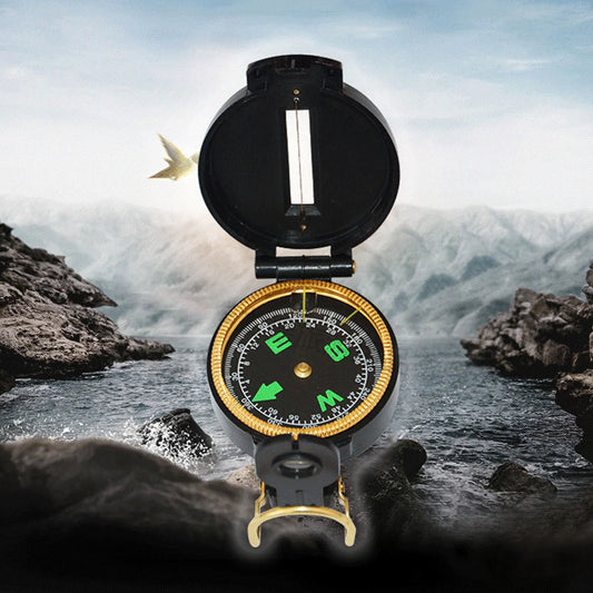 Camping Navigation Compass, Calibrate Position , Measure Four Directions Compass