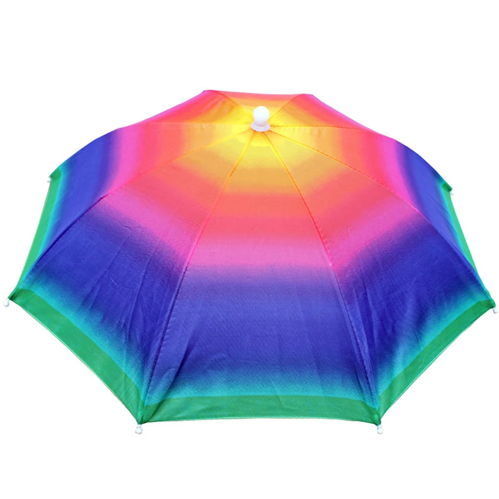 Umbrella Hat Foldable Fishing Sunshade Headwear Cap Waterproof Camping Beach Fishing Hat