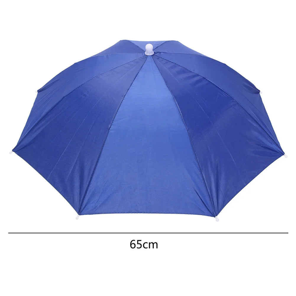Umbrella Hat Foldable Fishing Sunshade Headwear Cap Waterproof Camping Beach Fishing Hat