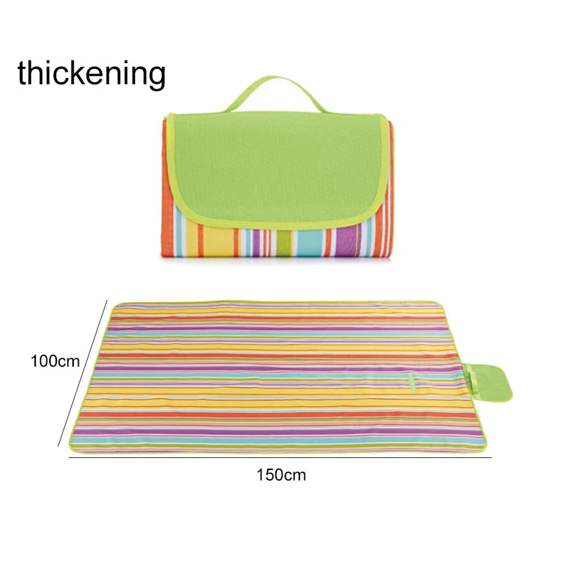 Picnic Mat Spring Outing Camping Supplies Waterproof Moisture-proof Outdoor Portable Storage Suitable for Beach Grassland TMZ