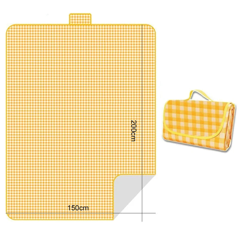 Picnic Mat Spring Outing Camping Supplies Waterproof Moisture-proof Outdoor Portable Storage Suitable for Beach Grassland TMZ