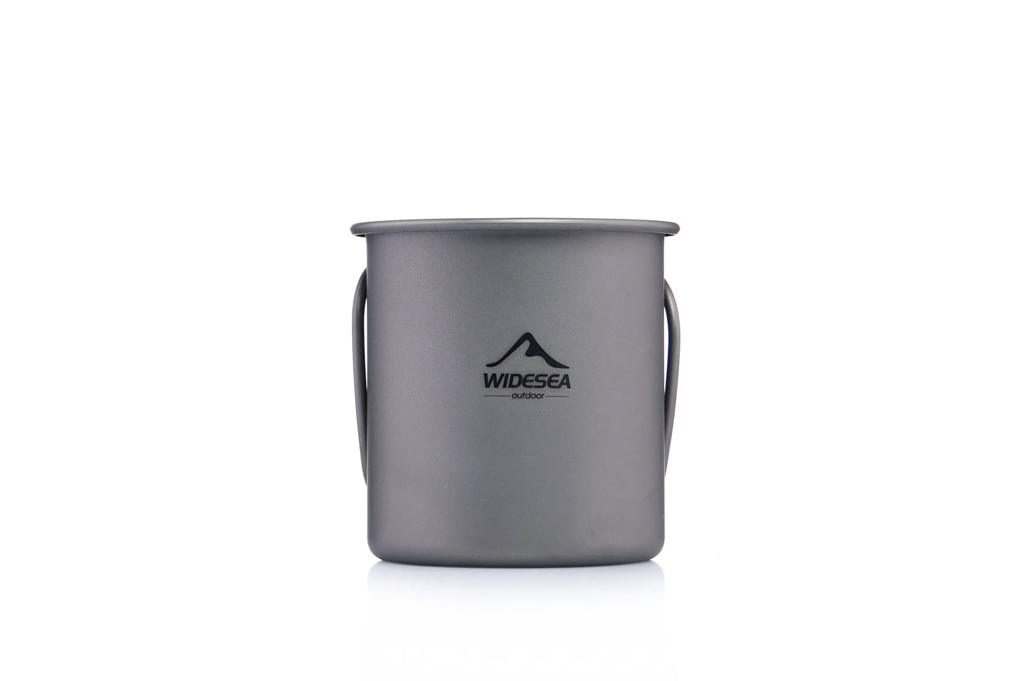 Camping Mug. Titanium Cup. Tableware Picnic Utensils Outdoor Kitchen Equipment Travel Cooking Set Cookware Hiking