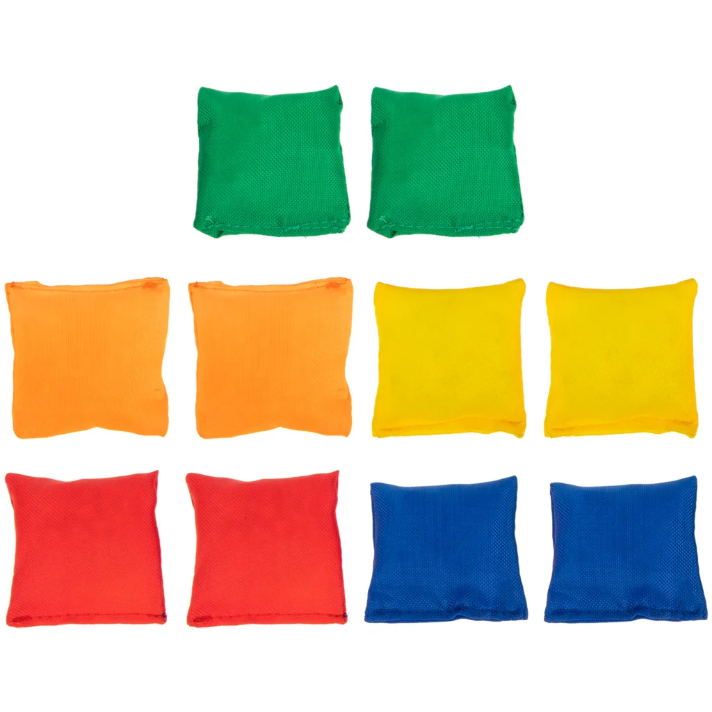 10pcs sand bag square. Portable bag sandbag toy children playground children's handmade soft sandbag canvas throwing game