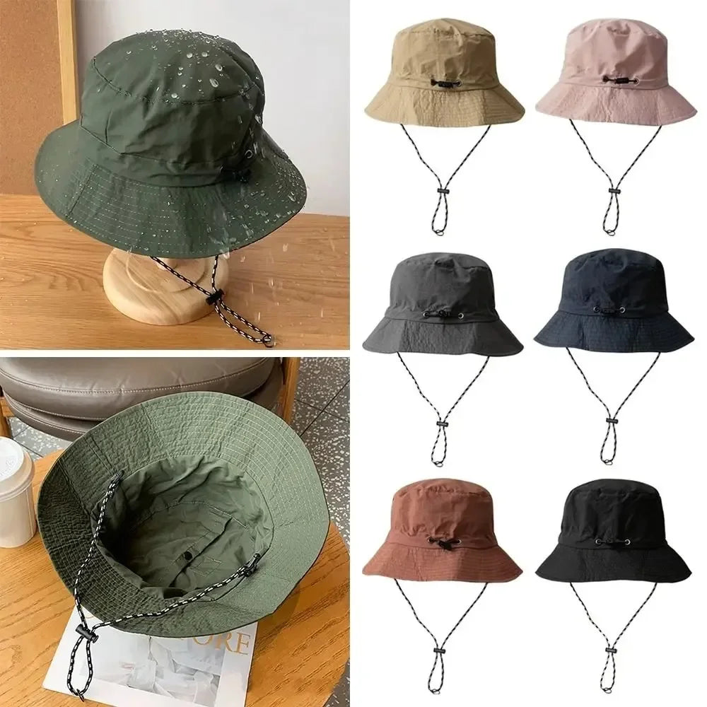 Foldable Waterproof Fisherman Hat Unisex. Summer Sun Protection Cap for Camping Hiking Mountaineering Outdoor Activities
