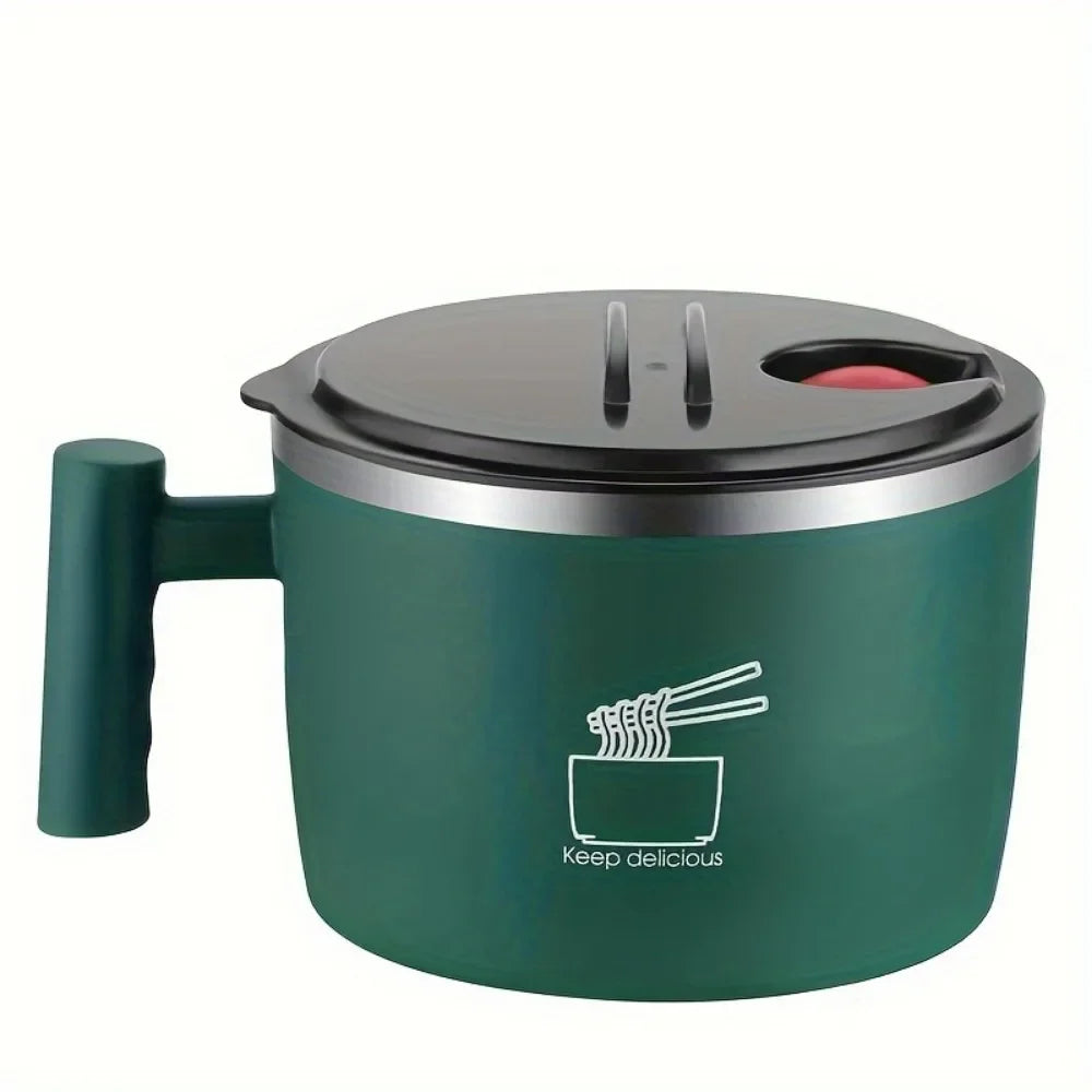 Ramen Bowl, Lunch Container, Large Thai Soup Bowls, Tableware with Phone Stand, Cereal Bowls for Home, Kitchen, Camping,