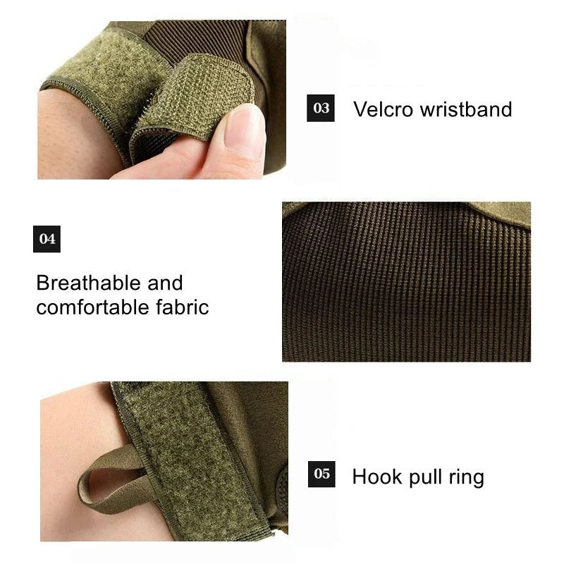 Tactical Gloves Shooting Gloves, Sports, Motorcycle, Hunting Full Finger Gloves