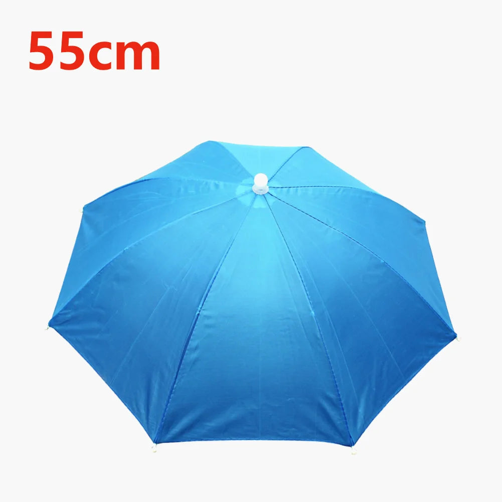 Umbrella Hat Foldable Fishing Sunshade Headwear Cap Waterproof Camping Beach Fishing Hat
