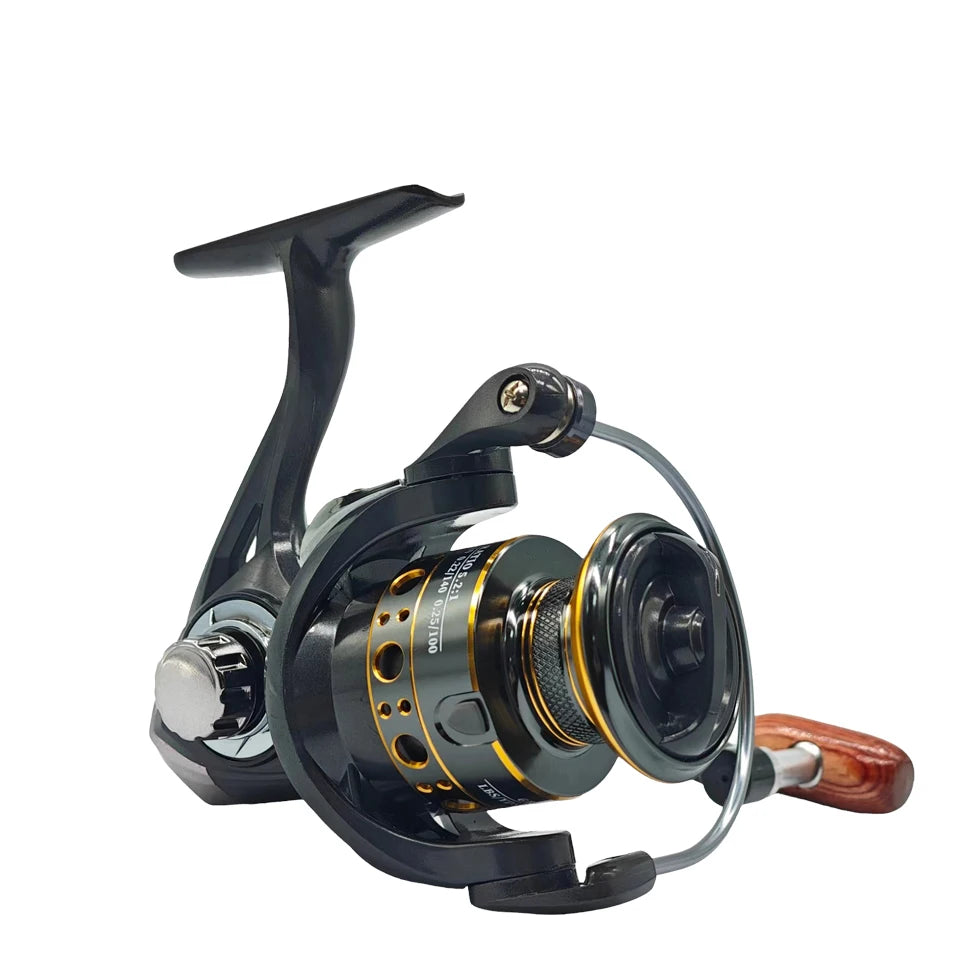 Fishing Reel Alloy Spool Anti-Reverse Lightweight for Saltwater/Freshwater