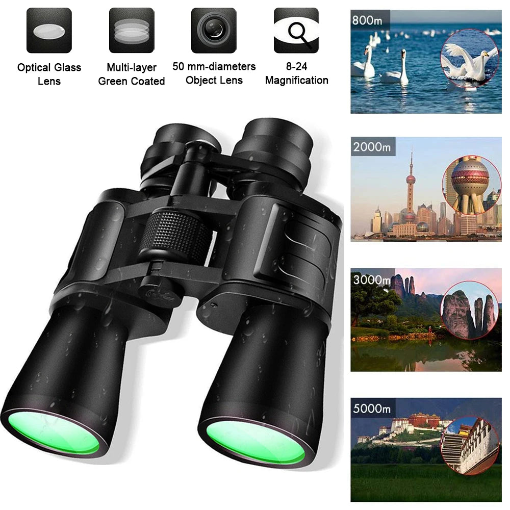 180x100 Zoom Telescope HD Big Eyepiece Binocular Outdoor Camping Telescope