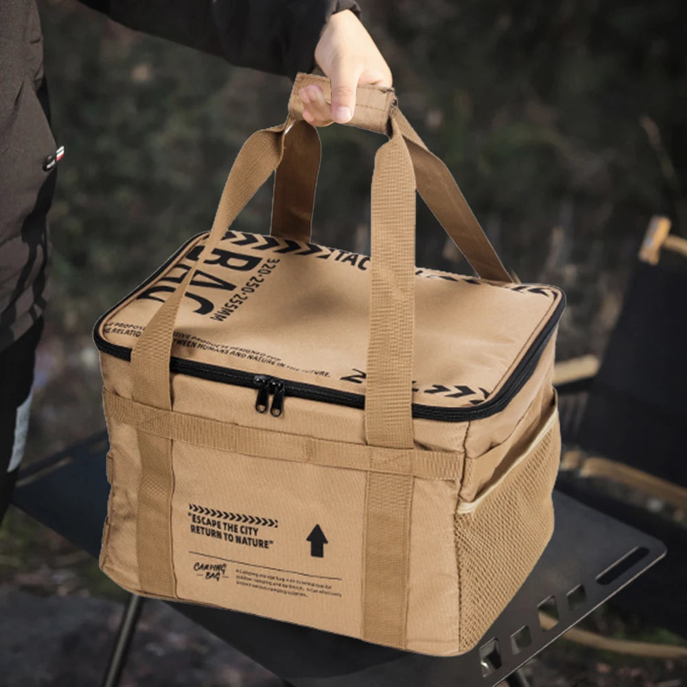 Picnic Bag Cookware Storage Bag Portable Camping Storage Bag Large Capacity Storage Bag