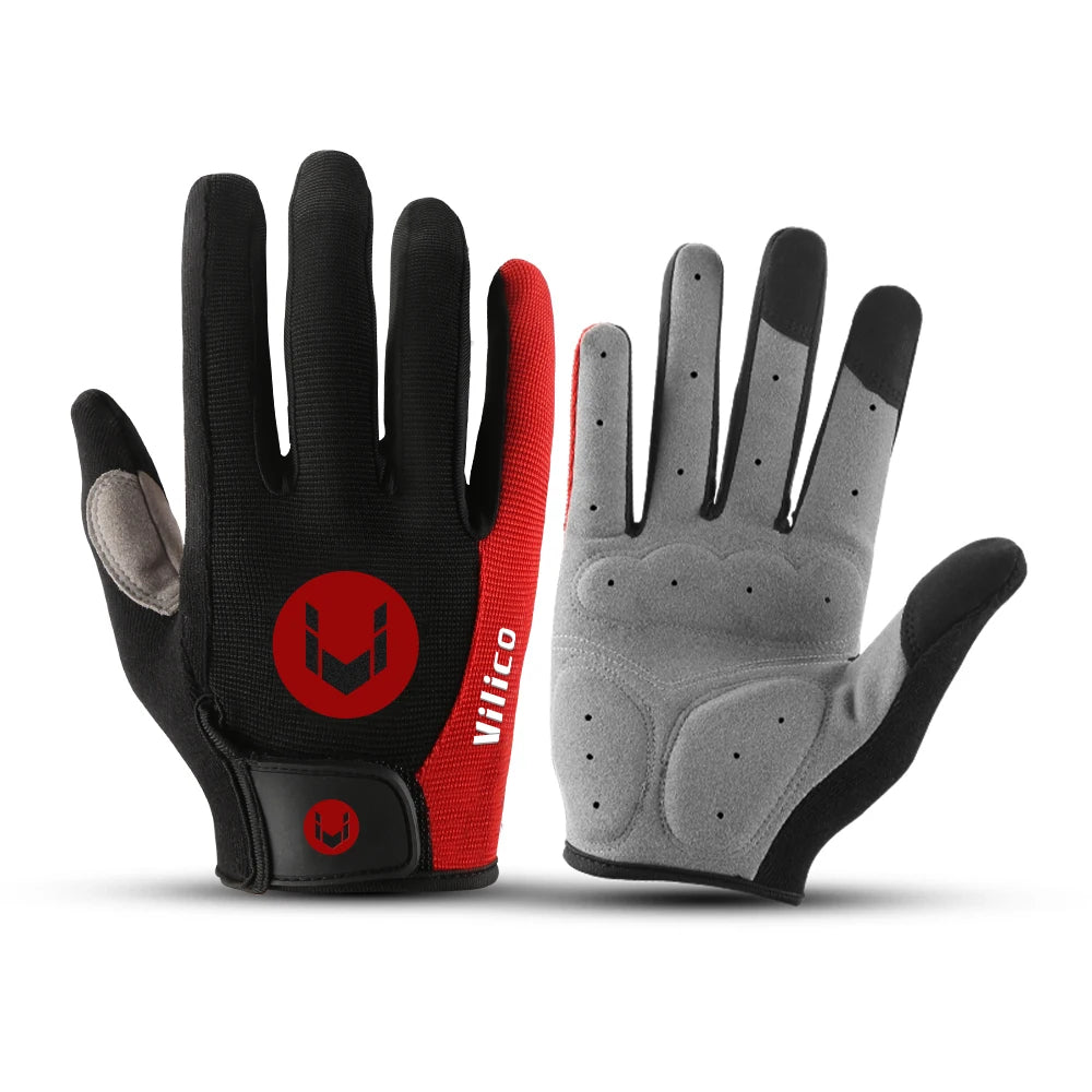 Cycling Gloves Full Finger Men Women Riding Motorcycle Hiking Gloves