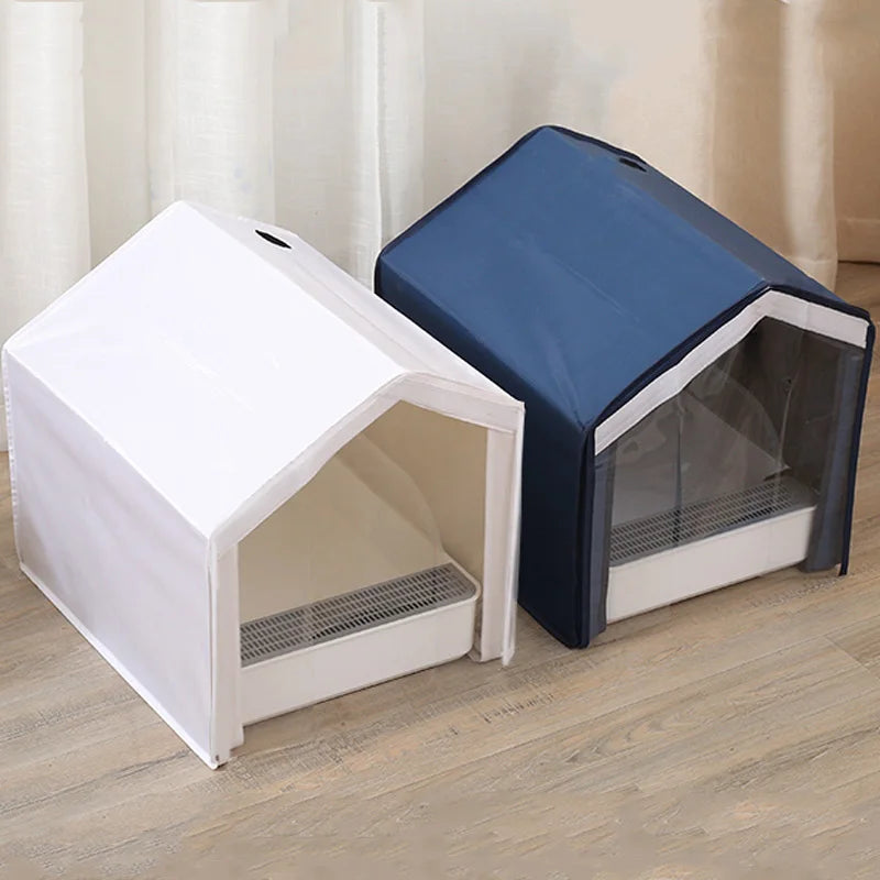 Large Large Closed Anti-splash Plastic Sand Box Cover Toilet Cleaning Bath Drawer Basin Tent Supplies