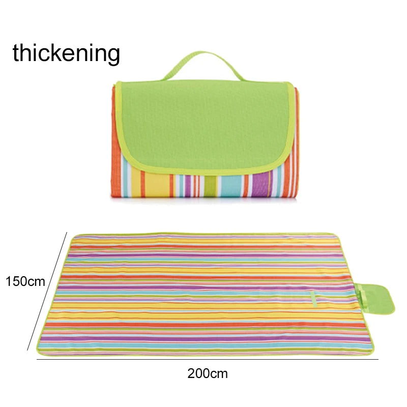 Picnic Mat Spring Outing Camping Supplies Waterproof Moisture-proof Outdoor Portable Storage Suitable for Beach Grassland TMZ
