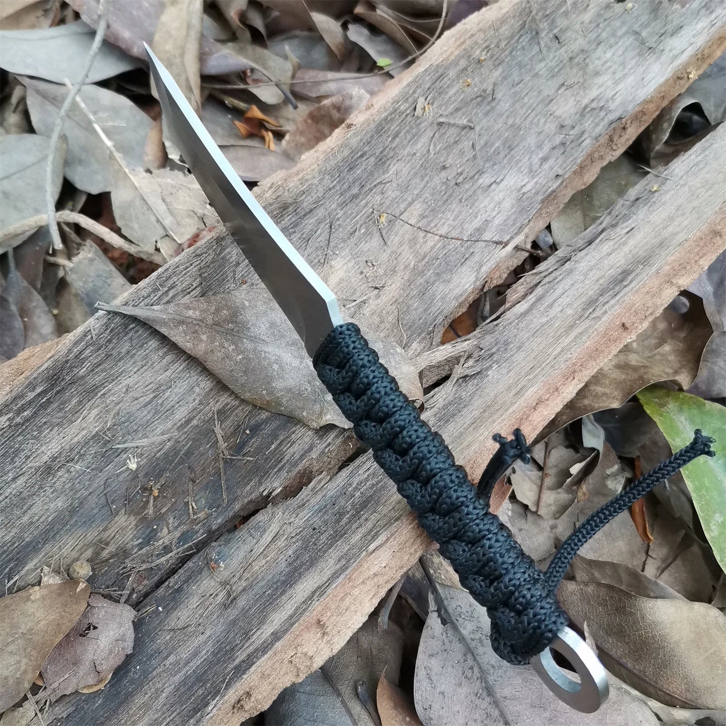 High carbon S.S. Fixed Blade Knife.  Knife for Hunting Camping and Field Survival Tactical Combat Outdoor