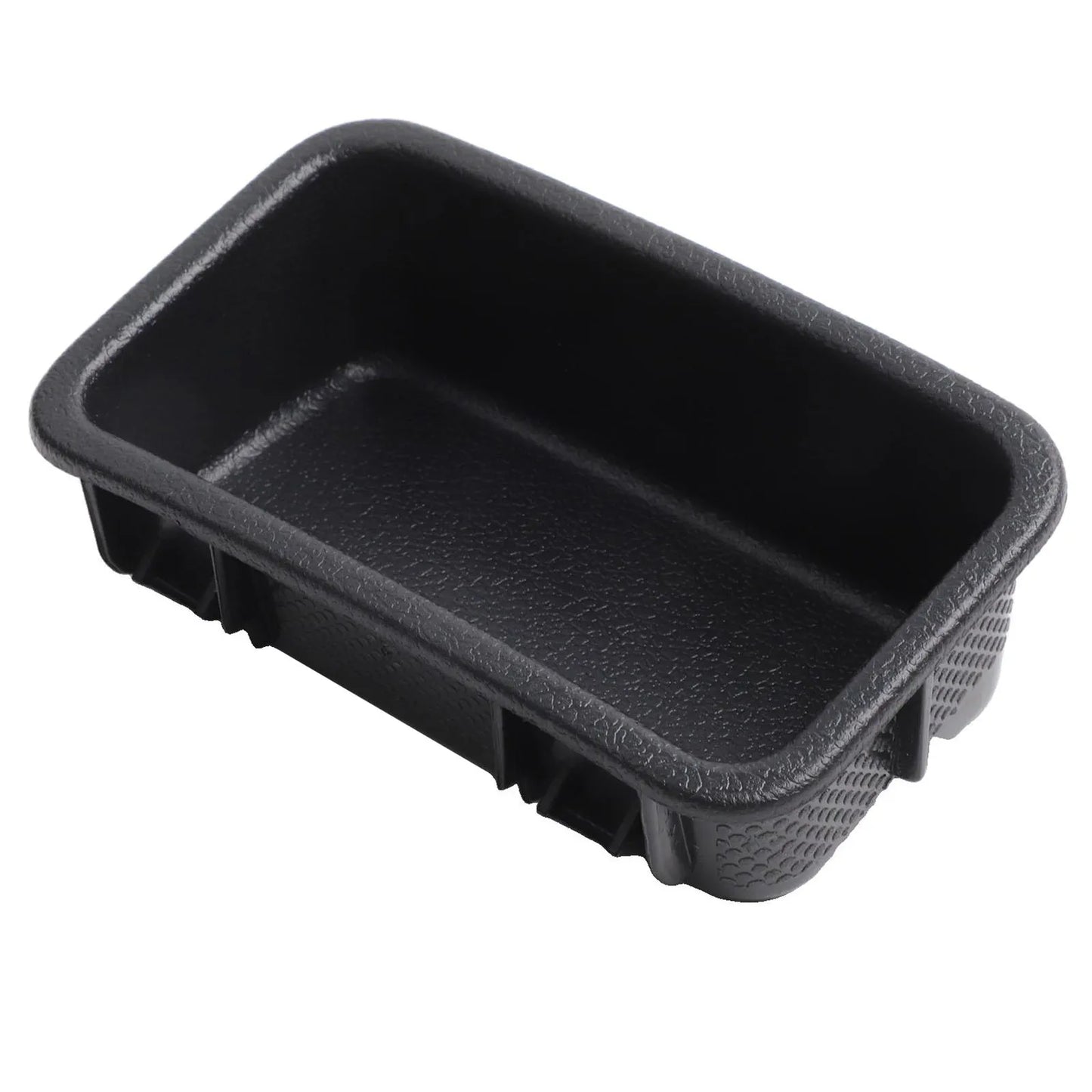 Black Car Storage Box , Center Console Armrest Flocking Organized Storage Box