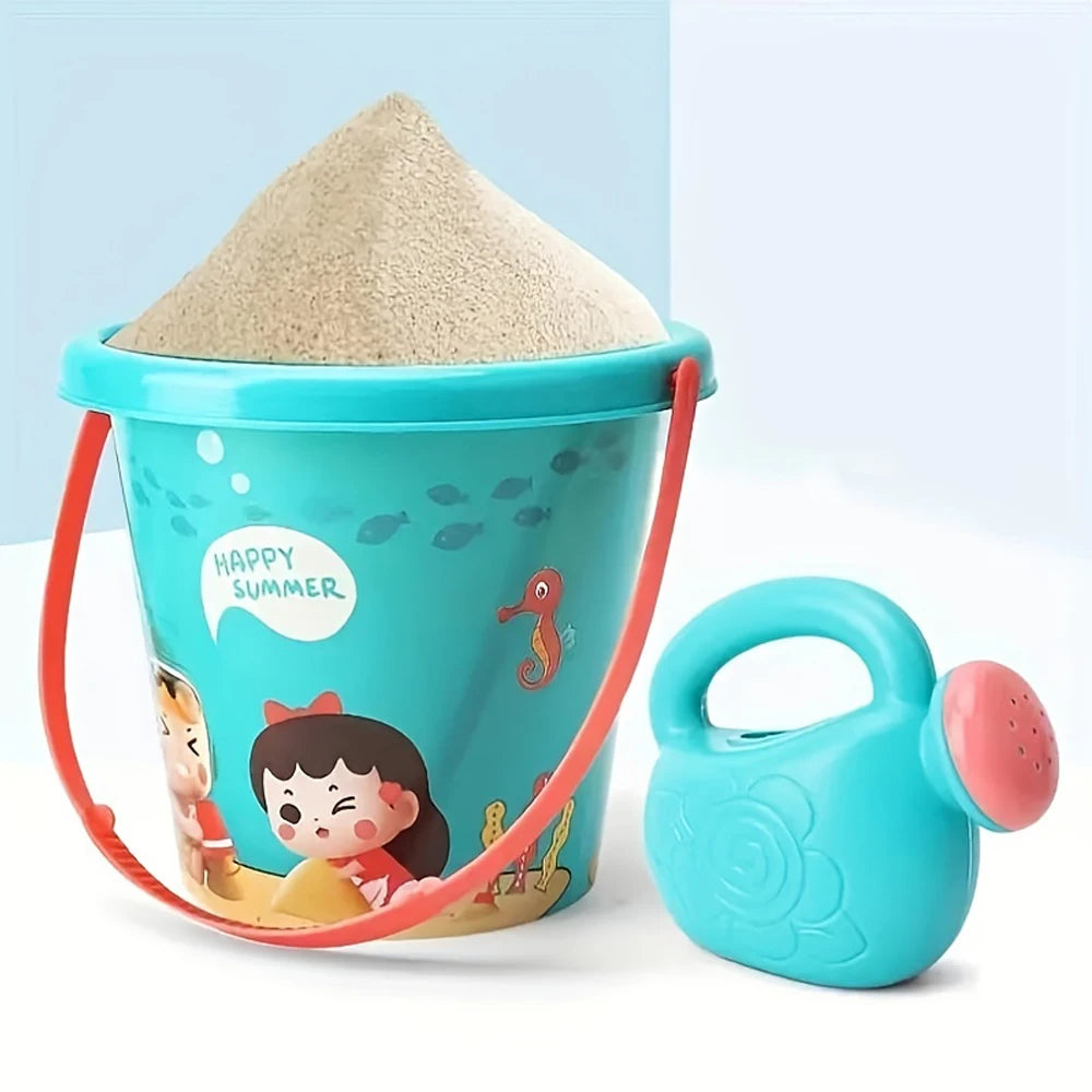 18PCS Beach Sand Toy Set, Durable Plastic, Summer Pool Beach Game Set,  Outdoor Sand Play Tools For Boys And Girls,.