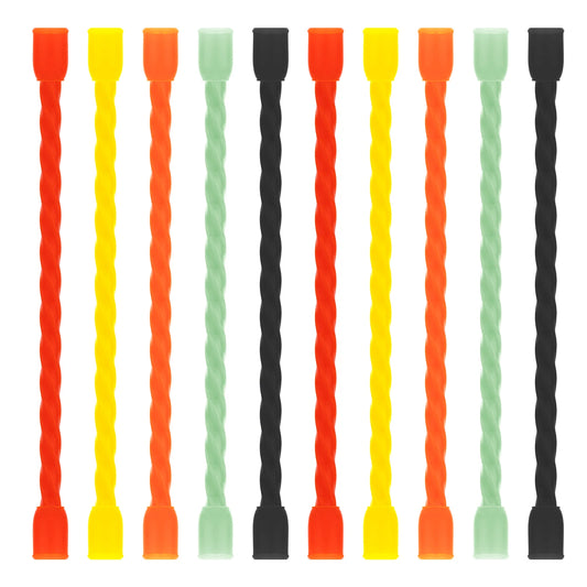 Silicone Cable Ties, Bendable Reusable Rubber Twist Ties Flexible ties