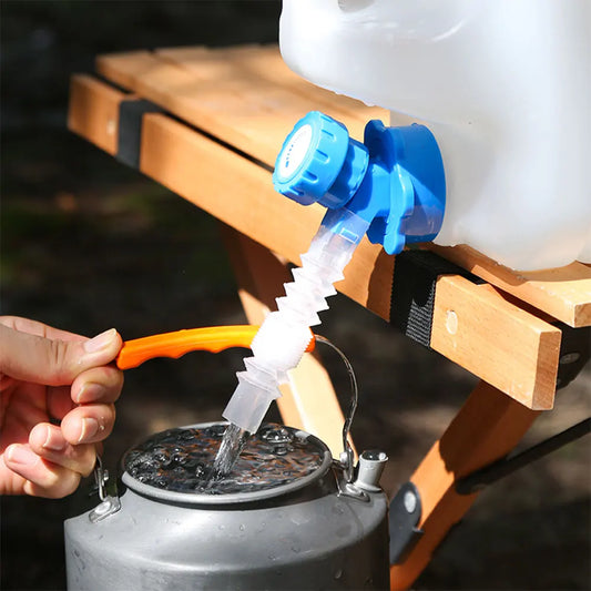 Drinking Water Container with Spigot, Leakproof Camping Water Tank Large Capacity Water Storage Carrier
