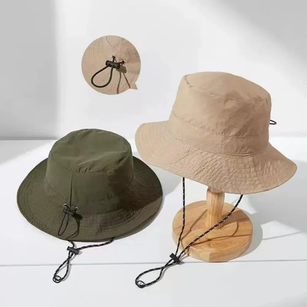 Foldable Waterproof Fisherman Hat Unisex. Summer Sun Protection Cap for Camping Hiking Mountaineering Outdoor Activities
