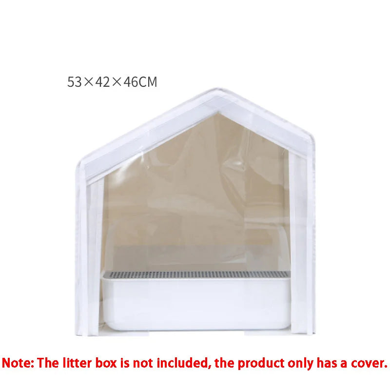 Large Large Closed Anti-splash Plastic Sand Box Cover Toilet Cleaning Bath Drawer Basin Tent Supplies